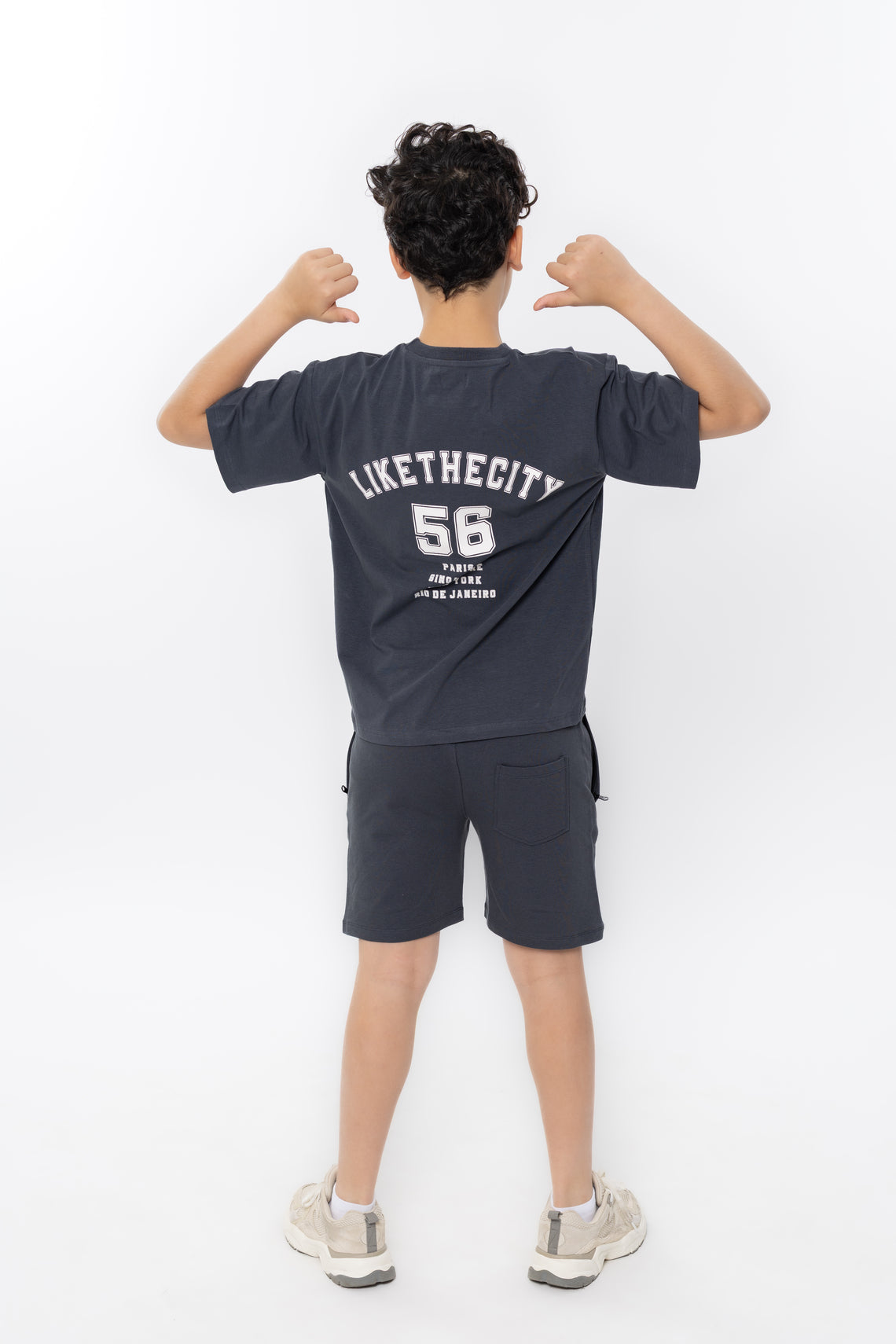 Conjunto Playera y Short Loose LikeTheCity para Niño