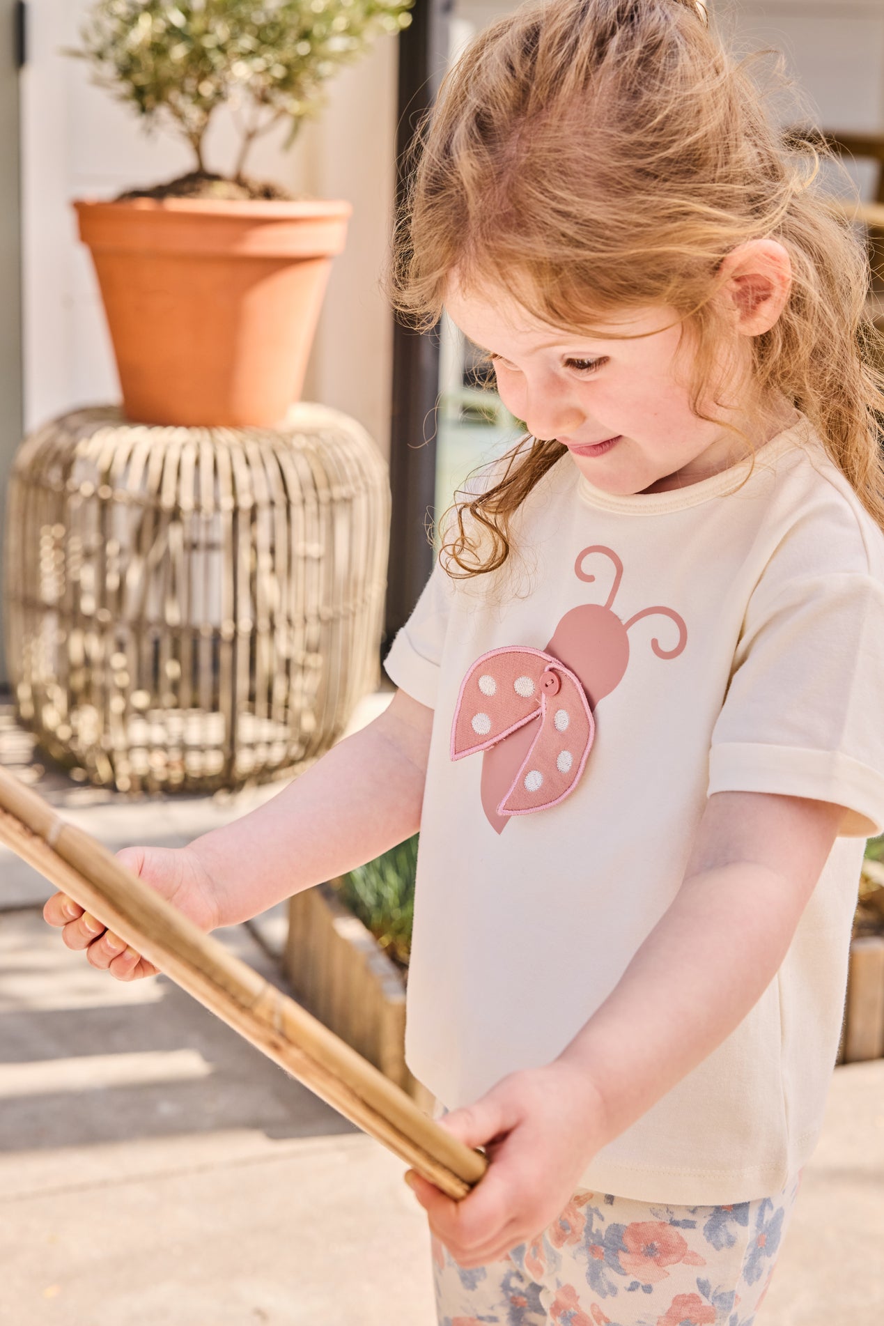 Conjunto Playera y Legging de Algodón Catarina para Niña