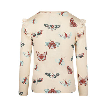Blusa manga larga con mariposas para niña - Kool KidsKOKO NOKOKool KidsQ52960Blusa manga larga con mariposas para niña4 AñosOff White