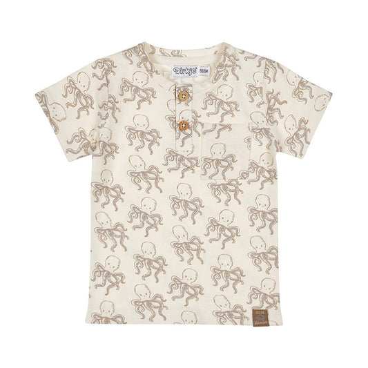 Camiseta con pulpos - Kool KidsDIRKJEKool KidsP54566Camiseta con pulpos2 AñosOff White