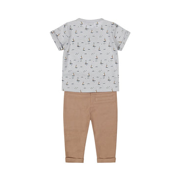 Conjunto de playera y pantalón para bebé - Kool KidsDIRKJEKool KidsP54557Conjunto de playera y pantalón para bebé3 MesesLight blue