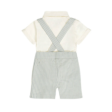 Conjunto Polo y Short con Tirantes de Algodón para Niño - Kool KidsDIRKJEKool KidsN58556-3MConjunto Polo y Short con Tirantes de Algodón para Niño3 MesesAzul claro8720815591259