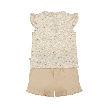 Conjuto de short y playera para bebé - Kool KidsDIRKJEKool KidsP54386Conjuto de short y playera para bebé3 MesesBeige