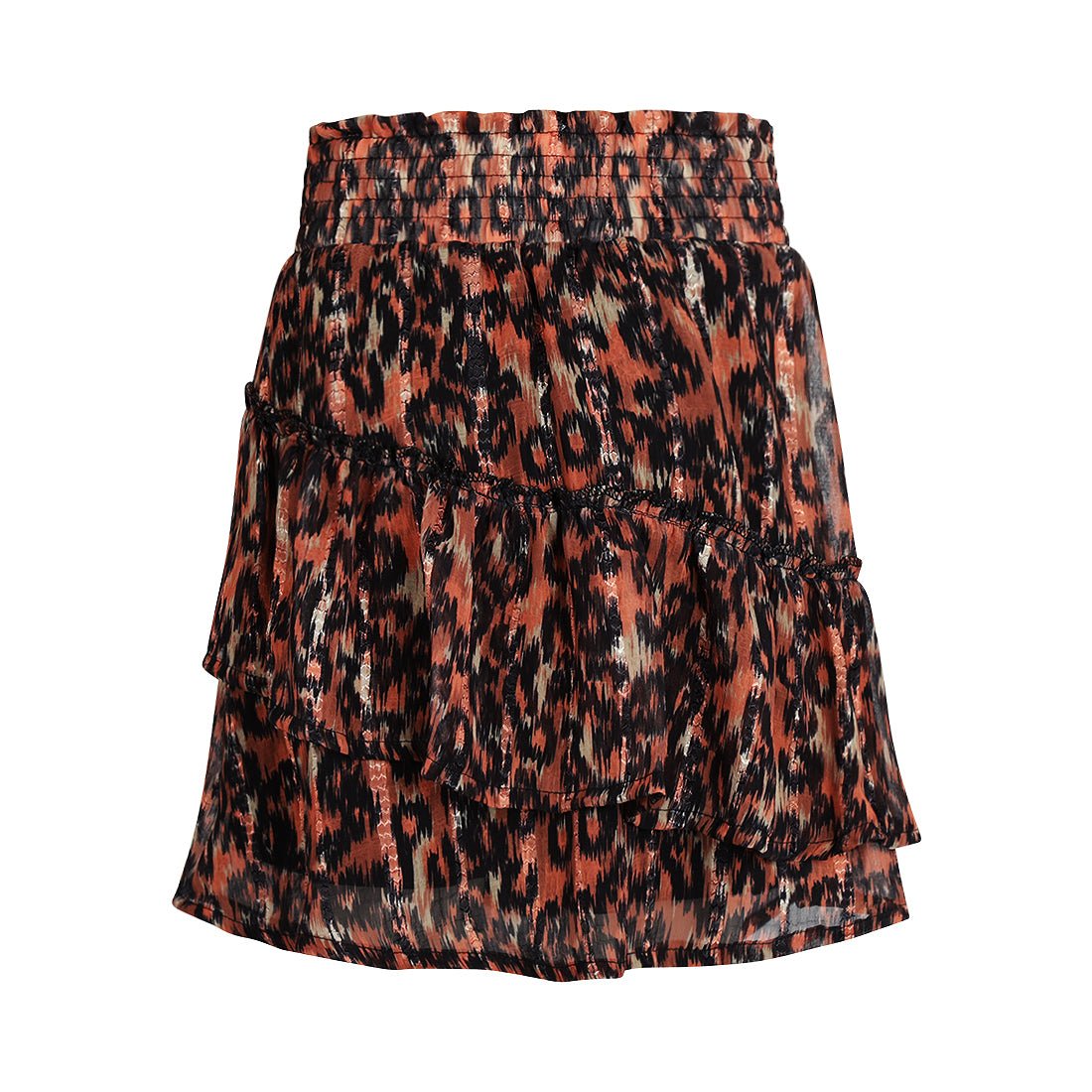 Falda estilo animal print con olanes - Kool KidsNWMKool KidsQ52064Falda estilo animal print con olanes8 AñosMulticolor