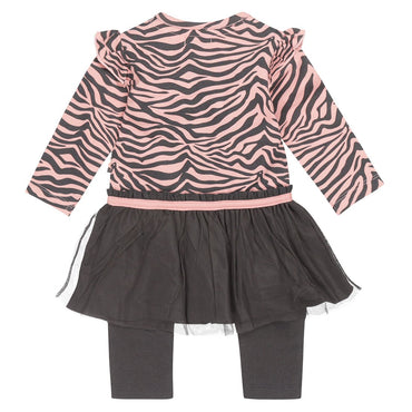 Girls 2 pce babysuit - Kool KidsDIRK JEANSKool KidsU44461 - 31COAGirls 2 pce babysuit6 Meses