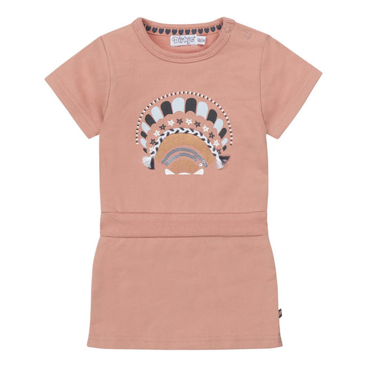 Girls Dress ls - Kool KidsDIRKJEKool KidsT46355 - 35KOOLGirls Dress ls3 MesesOld pink
