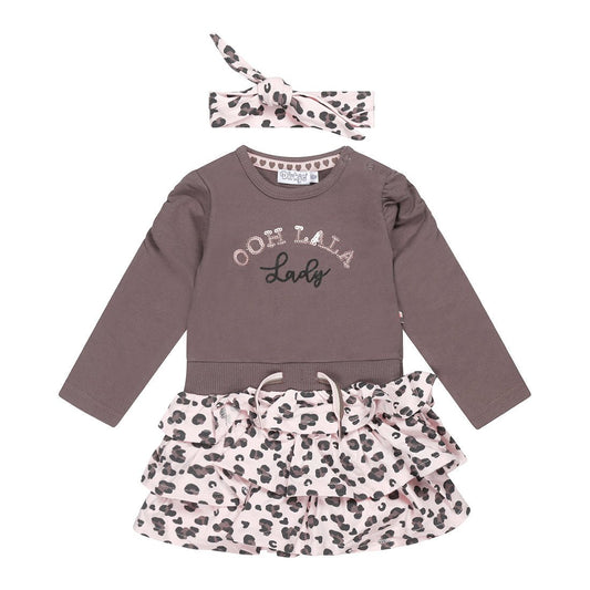Girls Dress ls + headband - Kool KidsDIRK JEANSKool KidsU44328 - 35COAGirls Dress ls + headband6 Meses