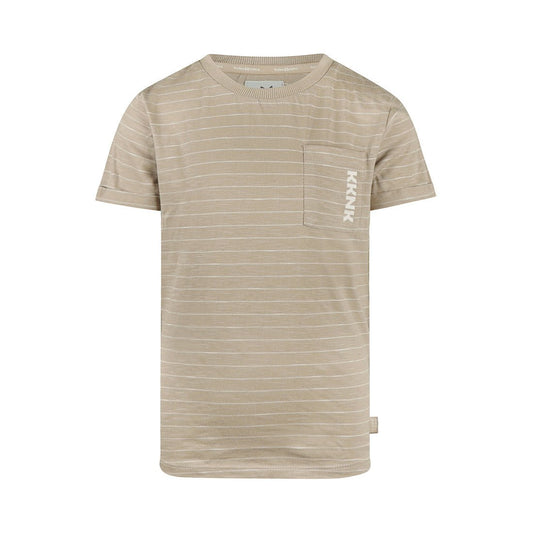 Playera 100% Algodón Café de Rayas para Niño - Kool KidsKOKO NOKOKool KidsN58855-4YPlayera 100% Algodón Café de Rayas para Niño4 AñosArena8720815603754