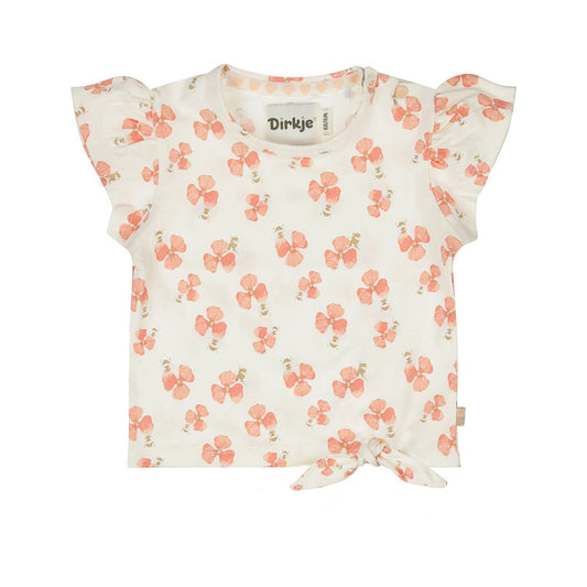 Playera de Algodón con Estampado de Flor Rosa para Bebé - Kool KidsDIRKJEKool KidsN58315-3MPlayera de Algodón con Estampado de Flor Rosa para Bebé3 MesesDurazno8720815582646