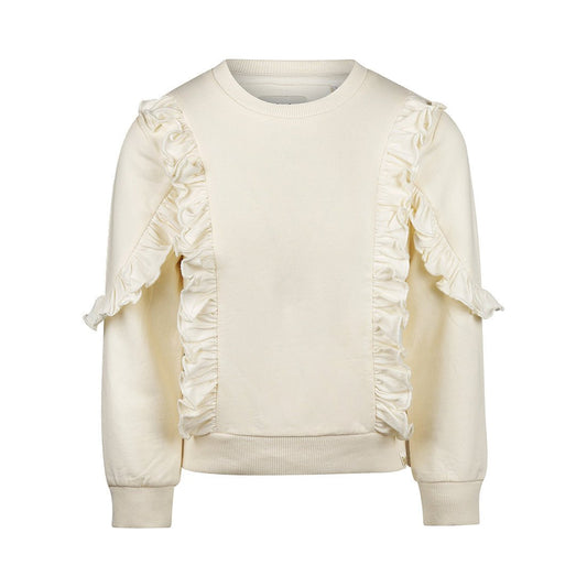 Sueter de Algodón Hueso con Olanes para Niña - Kool KidsKOKO NOKOKool KidsN58904-4YSueter de Algodón Hueso con Olanes para Niña4 AñosOff White8720815607110