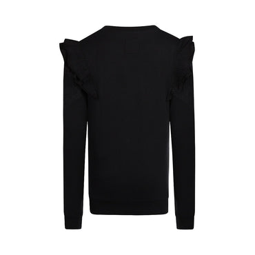 Suéter negro con volantes en hombros - Kool KidsNWMKool KidsQ52065Suéter negro con volantes en hombros8 AñosNegro