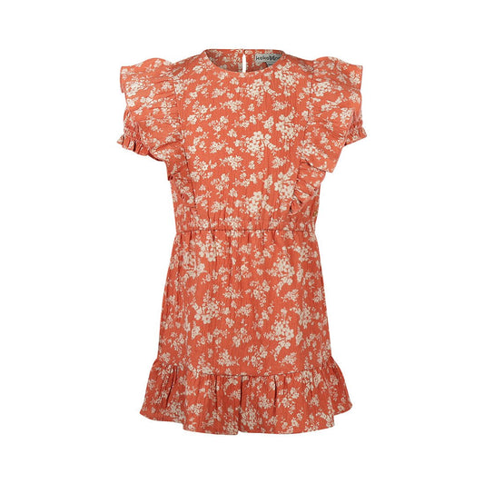 Vestido con flores para niña - Kool KidsKOKO NOKOKool KidsP54930Vestido con flores para niña4 AñosRusty orange