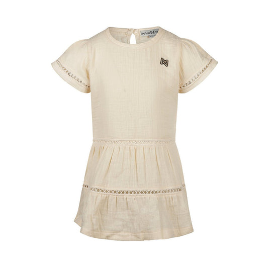 Vestido de algodón para niña - Kool KidsKOKO NOKOKool KidsP54928Vestido de algodón para niña4 AñosOff White
