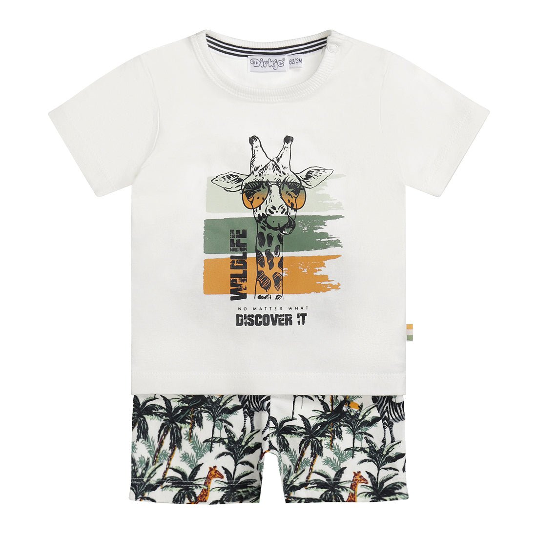 2 pce babysuit ss - Kool KidsDIRKJEKool KidsR50637 - 312 pce babysuit ss3 Meses8720815238406