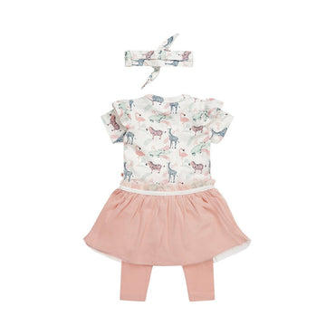 2 pce babysuit ss + headband - Kool KidsDIRKJEKool KidsR50308 - 312 pce babysuit ss + headband3 Meses8720815226076