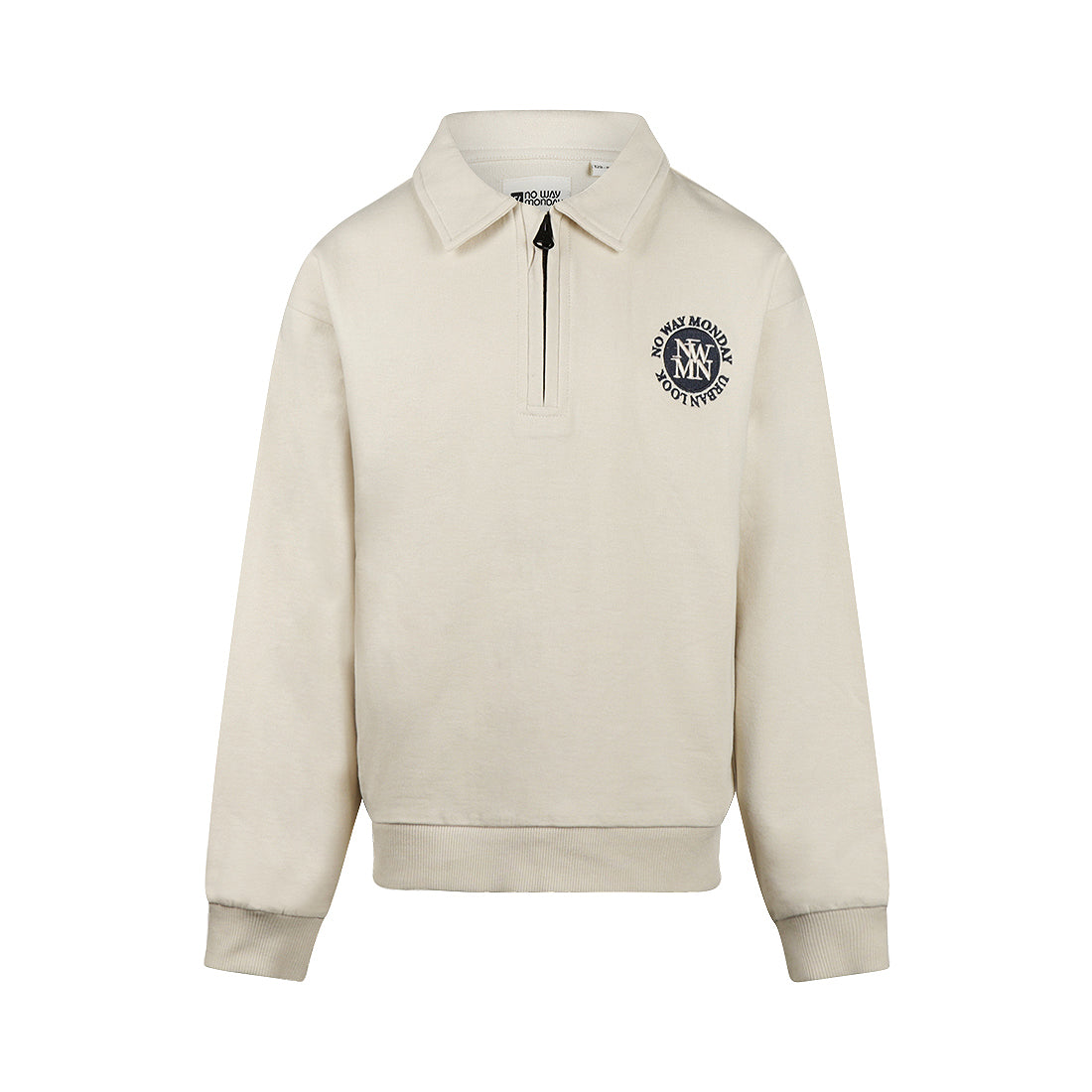 Sudadera 100% Algodón con Cierre y Bordado Club Boys para Niño