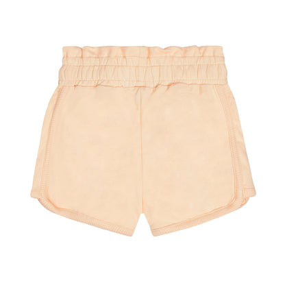 Short de Algodón Durazno con Olán para Bebé