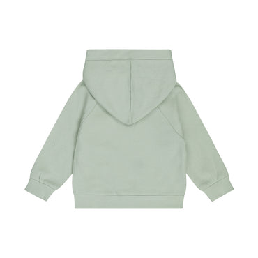 Chamarra de Algodón Verde Jade con Capucha para Niño