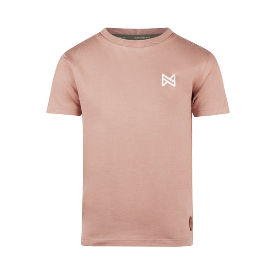 Playera de Algodón Rosa con Estampado de Verano para Niño