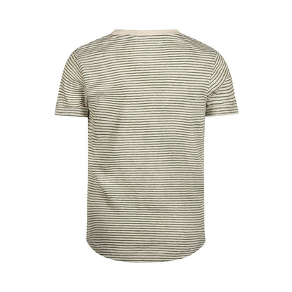 Playera de Algodón con Lino Corte Largo en la Espalda para Niño