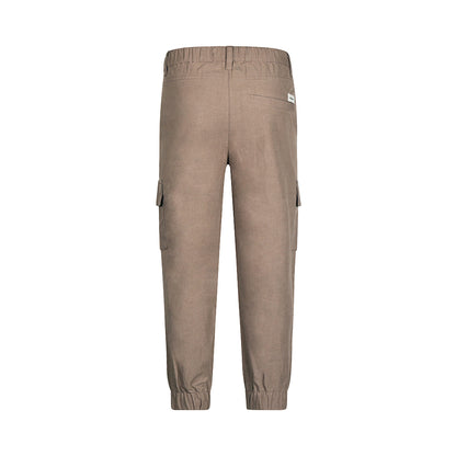 Pantalón Cargo 100% Algodón Café para Niño