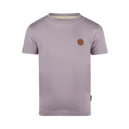 Playera de Algodón Morada The Future is Now para Niño