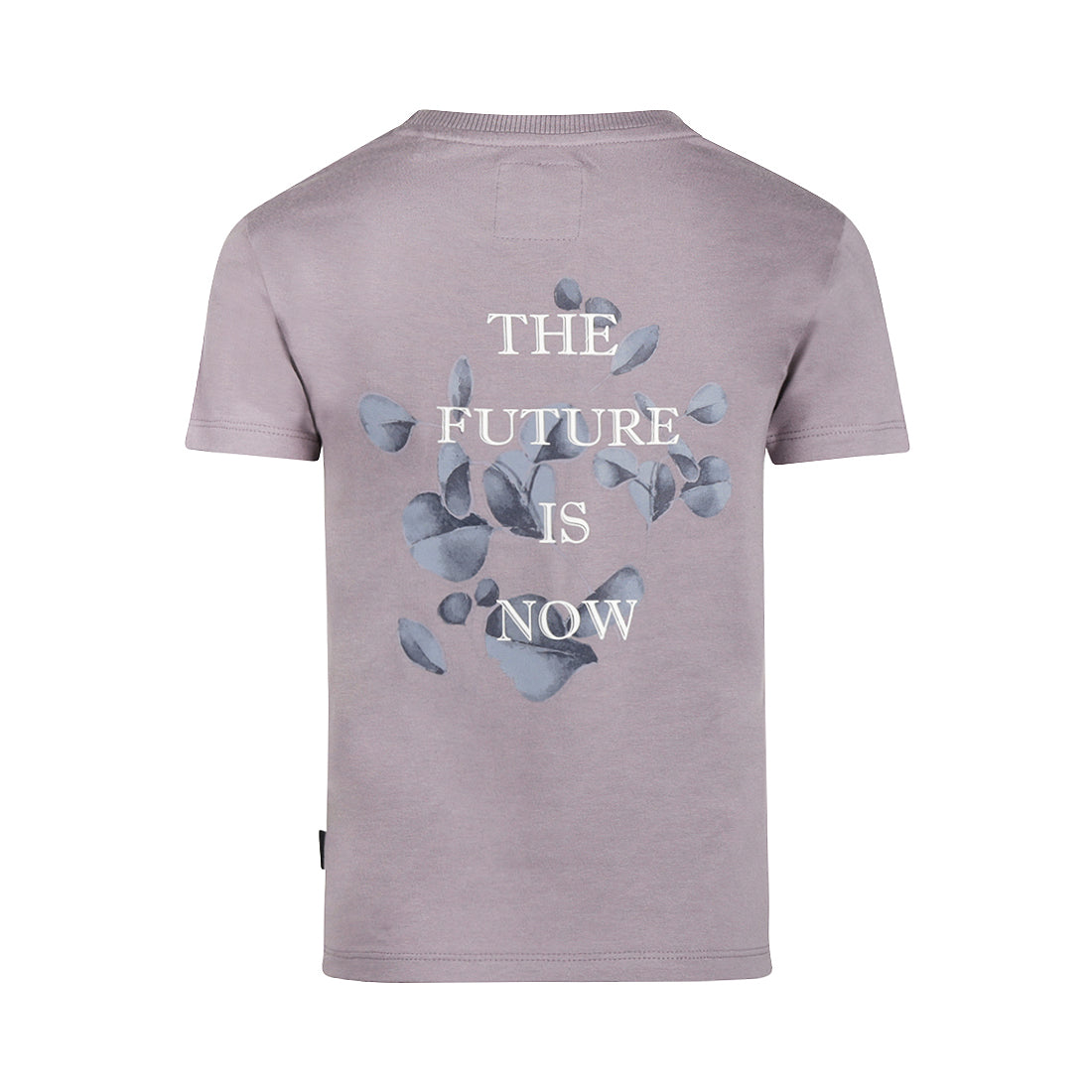 Playera de Algodón Morada The Future is Now para Niño