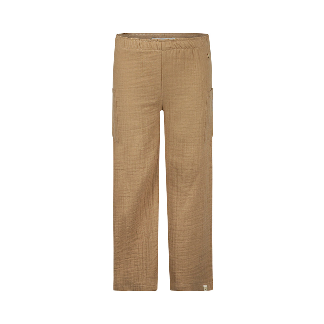 Pantalón Cargo 100% Algodón Kaki para Niña