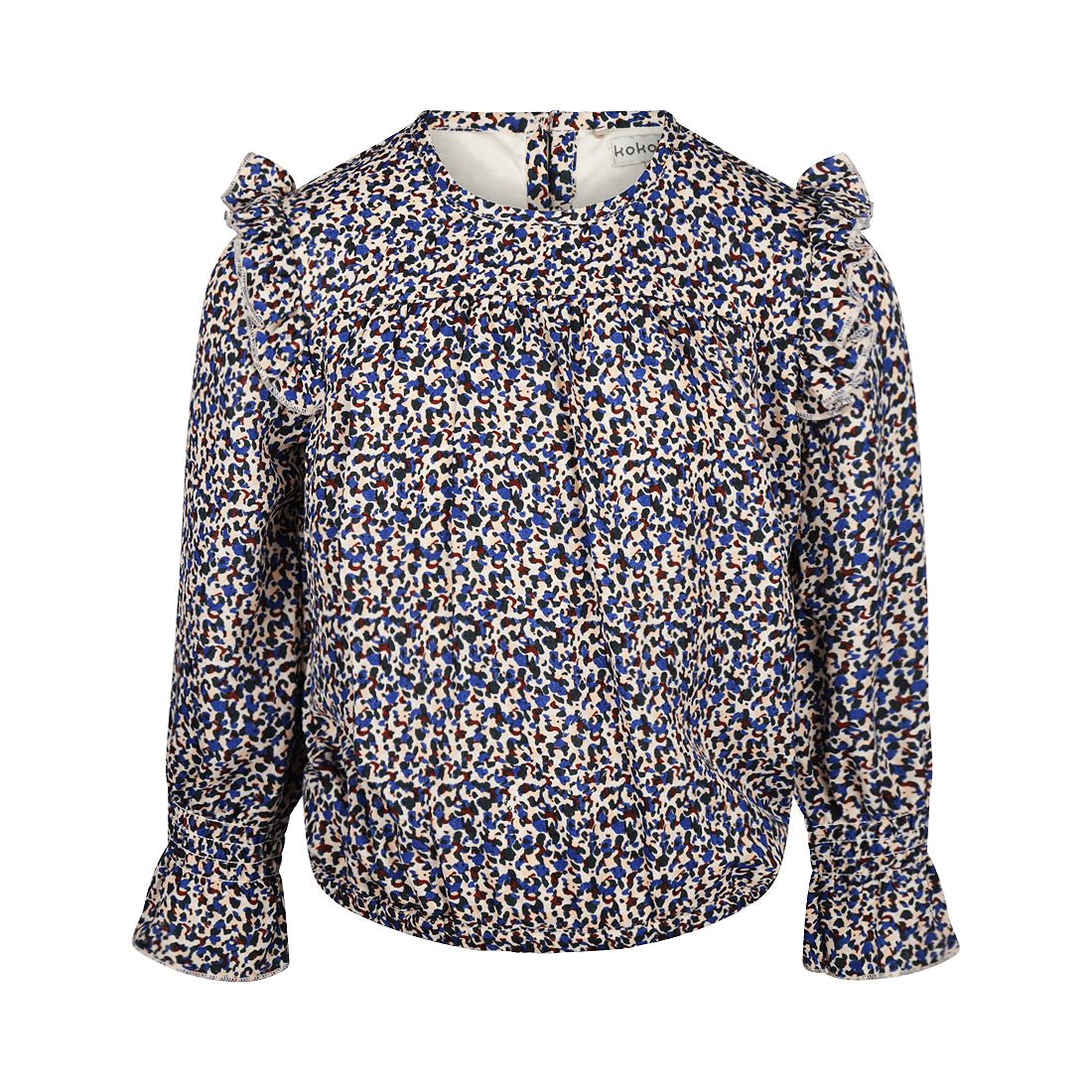 Blusa estampada de manga larga para niña - Kool KidsKOKO NOKOKool KidsQ52925Blusa estampada de manga larga para niña4 AñosDark blue