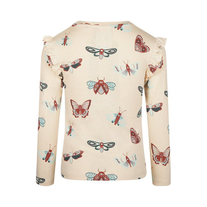 Blusa manga larga con mariposas para niña - Kool KidsKOKO NOKOKool KidsQ52960Blusa manga larga con mariposas para niña4 AñosOff White