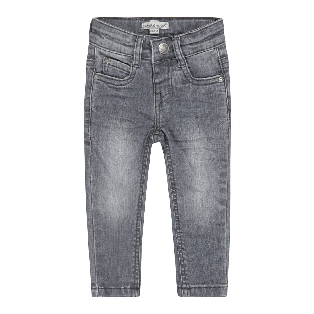 Jeans de mezclilla gris para niño