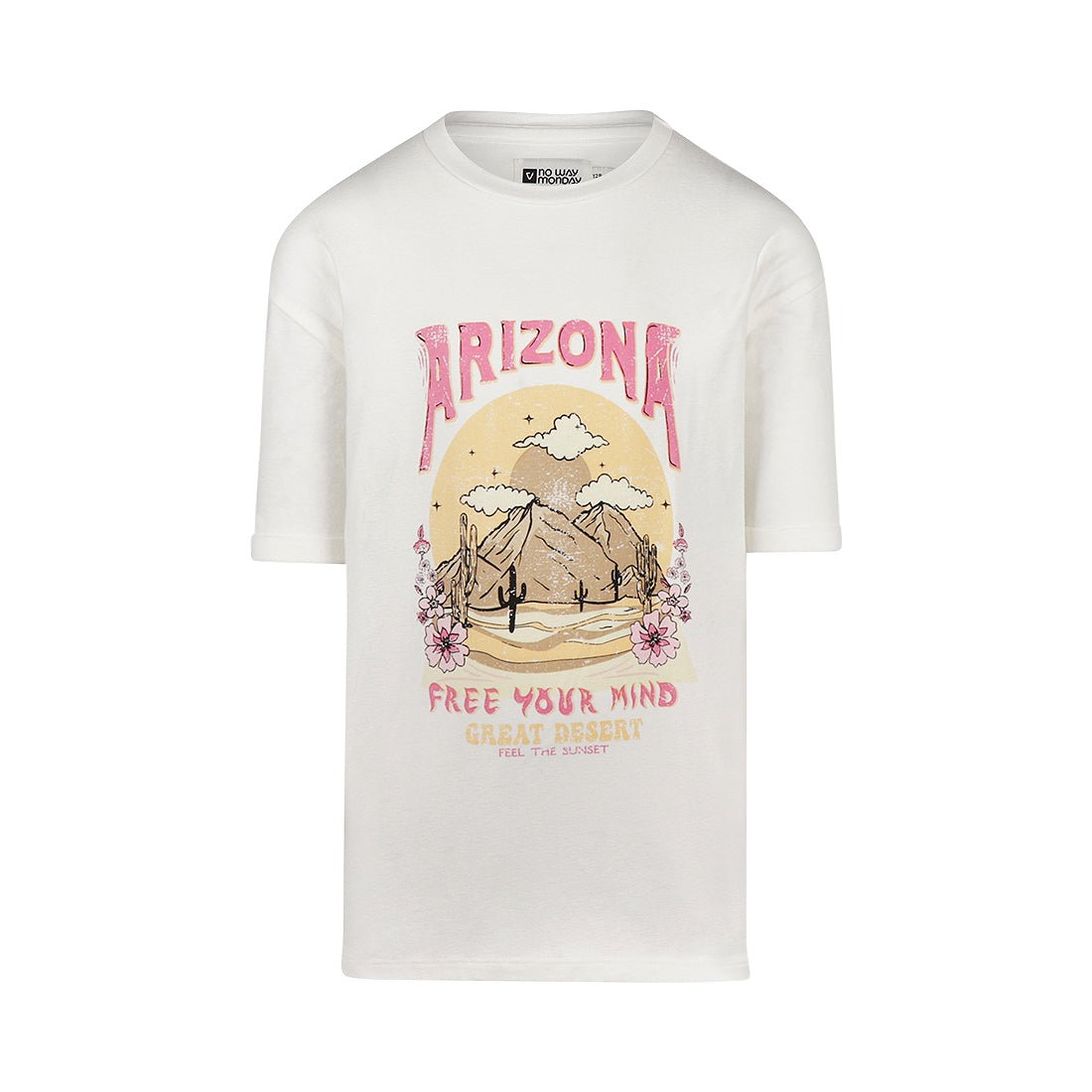 Camiseta con estampado de Arizona - Kool KidsNWMKool KidsP54078Camiseta con estampado de Arizona8 AñosOff White
