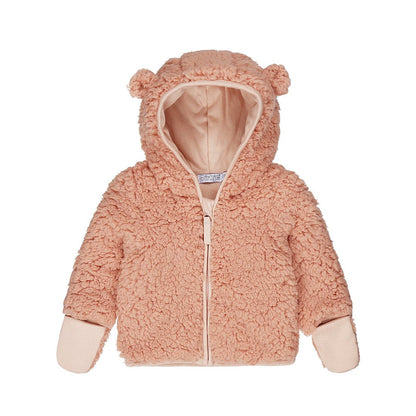 Cardigan con capucha para bebé - Kool KidsDIRKJEKool KidsQ52426Cardigan con capucha para bebé3 mesesRosa