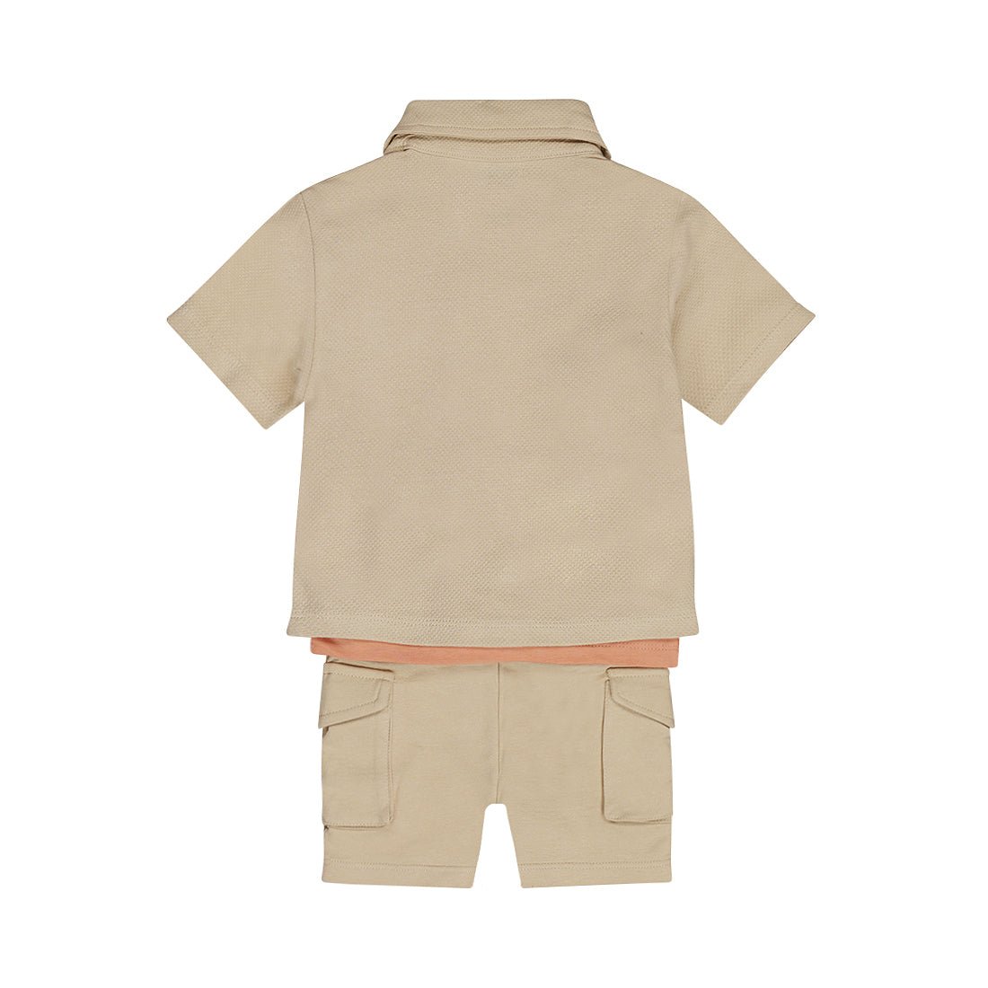 Conjunto 3 Piezas Camisa, Playera y Short de Algodón para Niño - Kool KidsDIRKJEKool KidsN58594-2YConjunto 3 Piezas Camisa, Playera y Short de Algodón para Niño2 AñosArena8720815592959