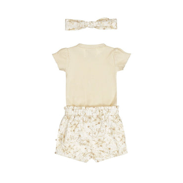Conjunto 3 Piezas Pañalero, Short y Diadema de Algodón para Bebé - Kool KidsDIRKJEKool KidsN58341-3MConjunto 3 Piezas Pañalero, Short y Diadema de Algodón para Bebé3 MesesOff White8720815584022