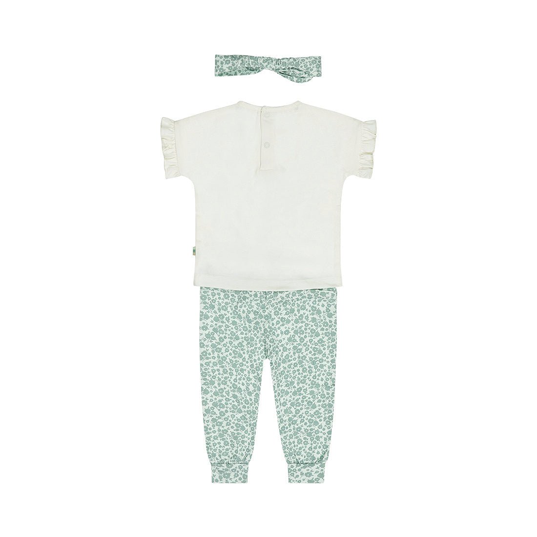 Conjunto 3 Piezas Playera, Legging y Diadema Verde Aqua para Niña - Kool KidsDIRKJEKool KidsN58383-3MConjunto 3 Piezas Playera, Legging y Diadema Verde Aqua para Niña3 MesesVerde claro descolorido8720815585951