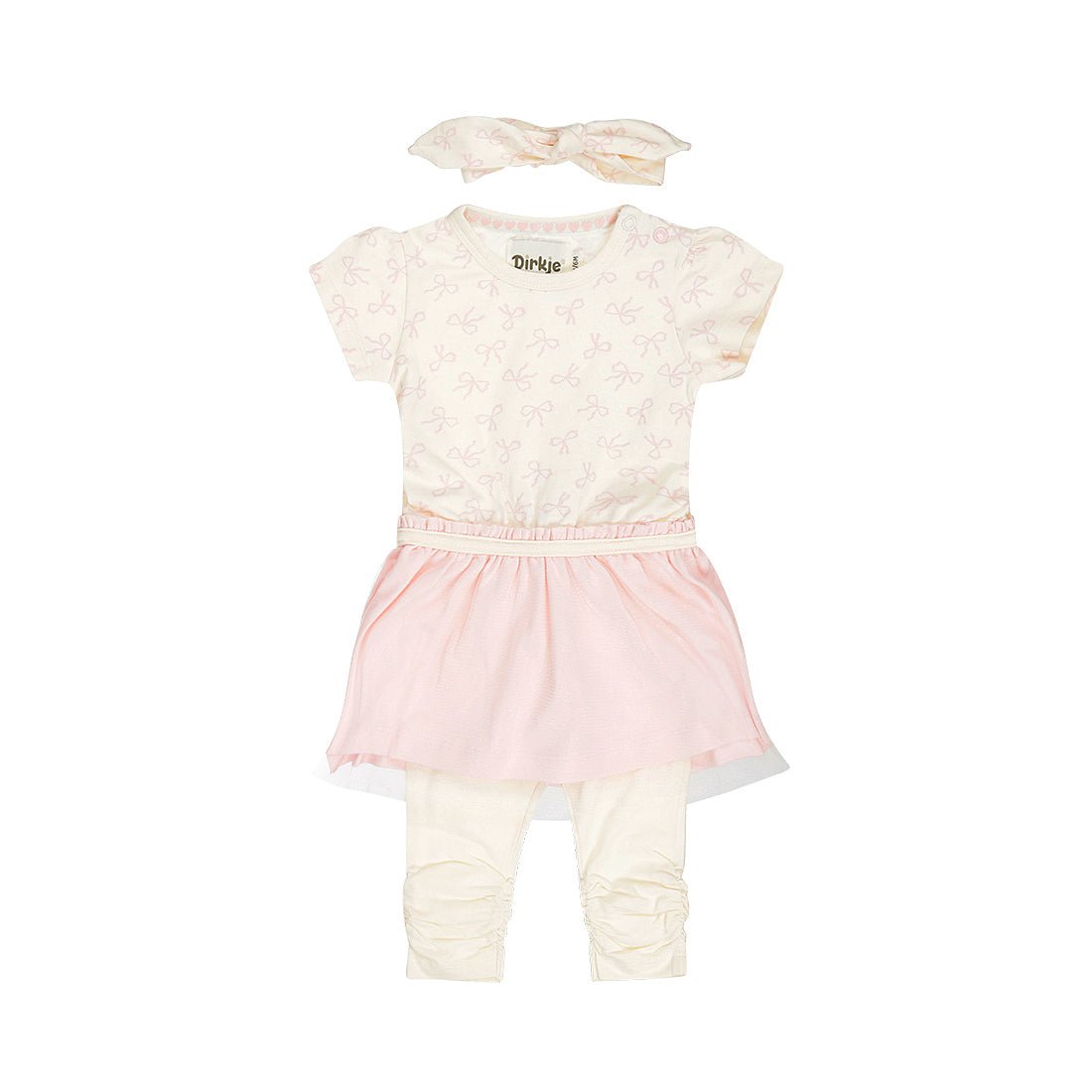 Conjunto 3 Piezas Vestido, Legging y Diadema para Niña - Kool KidsDIRKJEKool KidsN58424-3MConjunto 3 Piezas Vestido, Legging y Diadema para Niña3 MesesRosa claro8720815587603