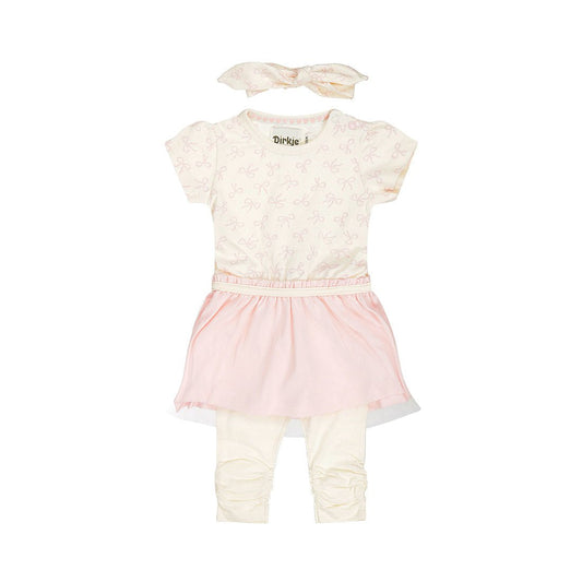 Conjunto 3 Piezas Vestido, Legging y Diadema para Niña - Kool KidsDIRKJEKool KidsN58424-3MConjunto 3 Piezas Vestido, Legging y Diadema para Niña3 MesesRosa claro8720815587603
