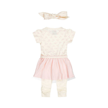 Conjunto 3 Piezas Vestido, Legging y Diadema para Niña - Kool KidsDIRKJEKool KidsN58424-3MConjunto 3 Piezas Vestido, Legging y Diadema para Niña3 MesesRosa claro8720815587603