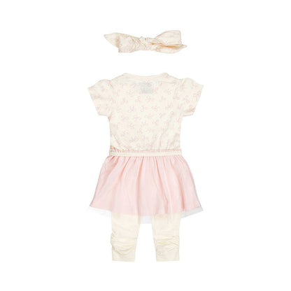Conjunto 3 Piezas Vestido, Legging y Diadema para Niña - Kool KidsDIRKJEKool KidsN58424-3MConjunto 3 Piezas Vestido, Legging y Diadema para Niña3 MesesRosa claro8720815587603
