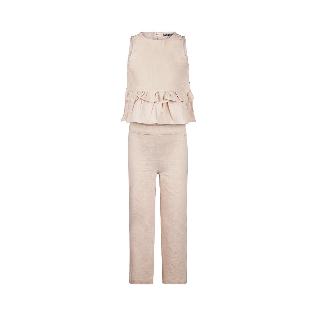 Conjunto Blusa y Pantalón Loose de Algodón con Lino para Niña - Kool KidsKOKO NOKOKool KidsN58947-4YConjunto Blusa y Pantalón Loose de Algodón con Lino para Niña4 AñosArena8720815610714