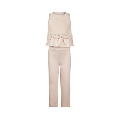 Conjunto Blusa y Pantalón Loose de Algodón con Lino para Niña - Kool KidsKOKO NOKOKool KidsN58947-4YConjunto Blusa y Pantalón Loose de Algodón con Lino para Niña4 AñosArena8720815610714