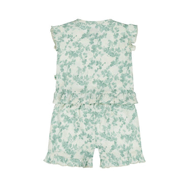 Conjunto Blusa y Short de Algodón con Estampado de Plantas para Niña - Kool KidsDIRKJEKool KidsN58380-2YConjunto Blusa y Short de Algodón con Estampado de Plantas para Niña2 AñosOff White8720815585890