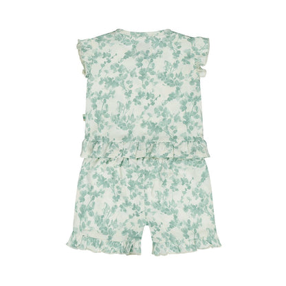Conjunto Blusa y Short de Algodón con Estampado de Plantas para Niña - Kool KidsDIRKJEKool KidsN58380-2YConjunto Blusa y Short de Algodón con Estampado de Plantas para Niña2 AñosOff White8720815585890