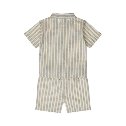 Conjunto Camisa y Short 100% Algodón a Rayas para Niño - Kool KidsDIRKJEKool KidsN58675-3MConjunto Camisa y Short 100% Algodón a Rayas para Niño3 MesesOff White8720815596261