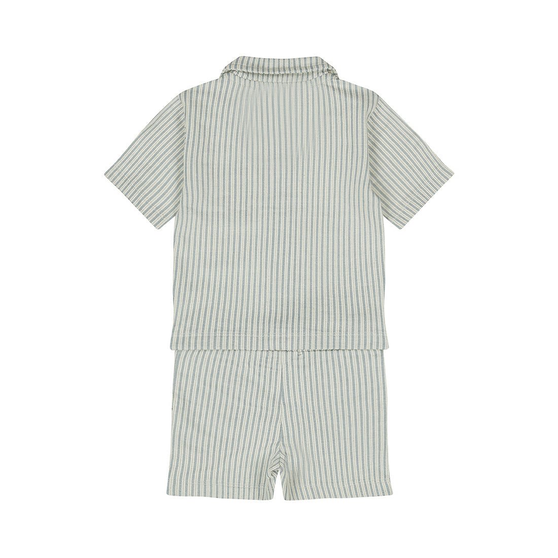 Conjunto Camisa y Short de Algodón a Rayas Azul para Niño - Kool KidsDIRKJEKool KidsN58557-3MConjunto Camisa y Short de Algodón a Rayas Azul para Niño3 MesesAzul claro8720815591365