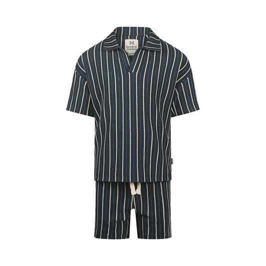 Conjunto Camisa y Short de Algodón Marino para Niño - Kool KidsKOKO NOKOKool KidsN58894-4YConjunto Camisa y Short de Algodón Marino para Niño4 AñosNavy8720815606397