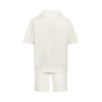 Conjunto de Camisa y Short Algodón Beige para Niño - Kool KidsNWMKool KidsN58270-8YConjunto de Camisa y Short Algodón Beige para Niño8 AñosOff White8720815580918