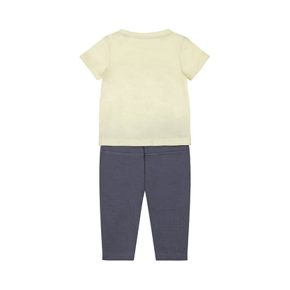 Conjunto de playera y pantalón para bebé - Kool KidsDIRKJEKool KidsP54634Conjunto de playera y pantalón para bebé3 MesesLight yellow