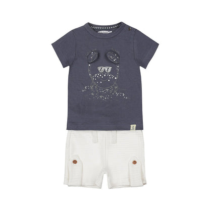 Conjunto de playera y short para bebé - Kool KidsDIRKJEKool KidsP54632Conjunto de playera y short para bebé3 MesesNavy